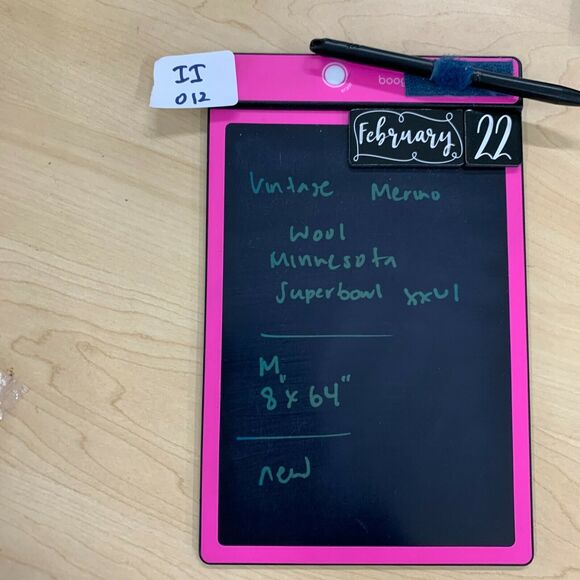 Vintage Superbowl XXVI 26 Faribo Scarf Size 8" X 64" Merino Wool Minnesota 1992 - Picture 7 of 8